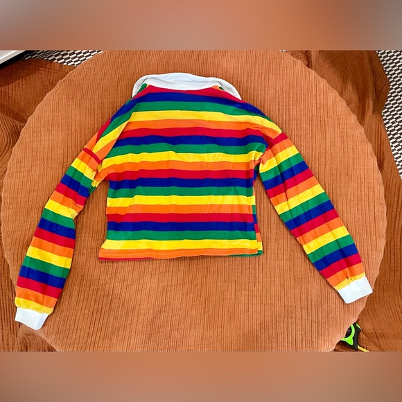 Long sleeve rainbow tee, women’s small - Picture 7 of 7